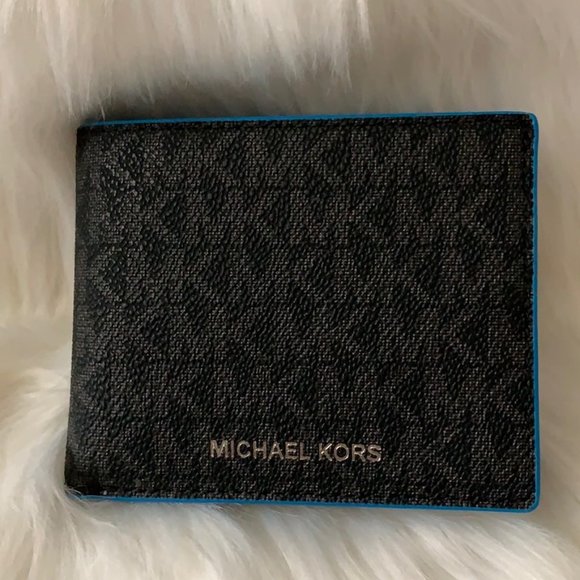 MICHAEL KORS Signature Cooper Slim Billfold Wallet - Picture 1 of 3